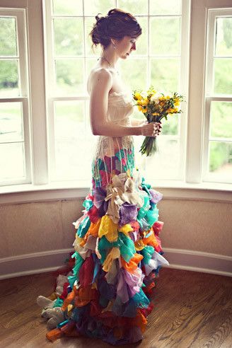 15 Unconventional But Beautiful Wedding Gowns Articles Easy Weddings